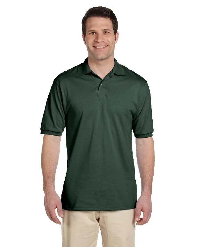 Special Savings Jerzees 50/50 Jersey Knit Polo Shirt | Forest Green