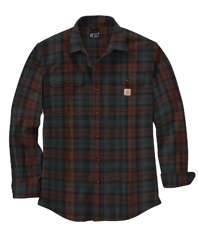 Savings Bonanza Carhartt Men's Loose Fit Heavyweight Flannel Shirt - Mocha