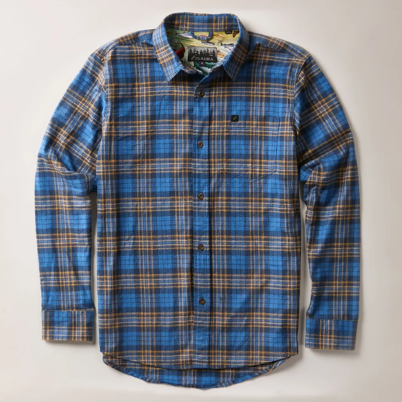 New Arrival Men's Every Day Flannel Shirt- Bennett Blue