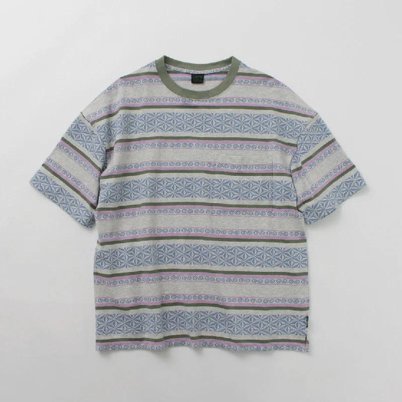 Buy Now gohemp /宽缝T恤大麻叶jacquard