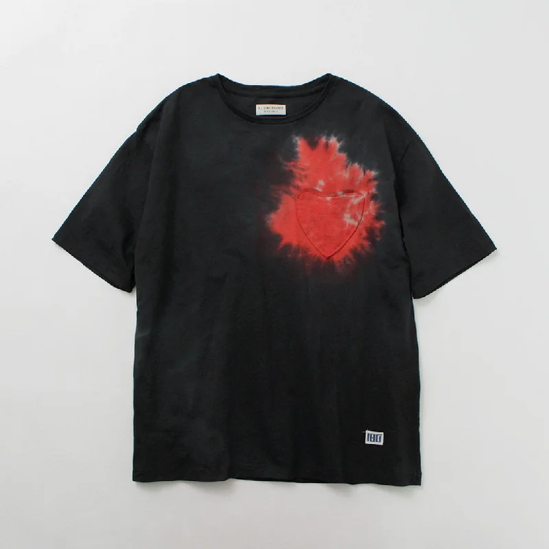 Best Bargains 生病的一八十 /扎染色的心口袋短袖T恤