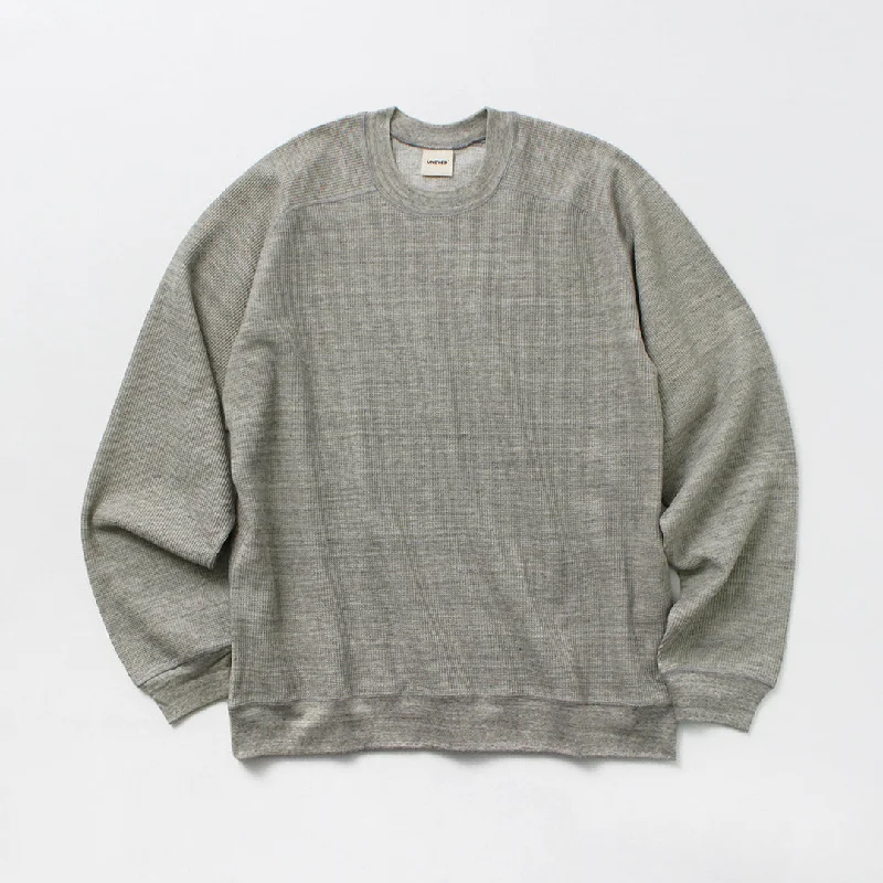Limited Supply UNDYED / Waffle Sweatshirt Colored Organic Cotton