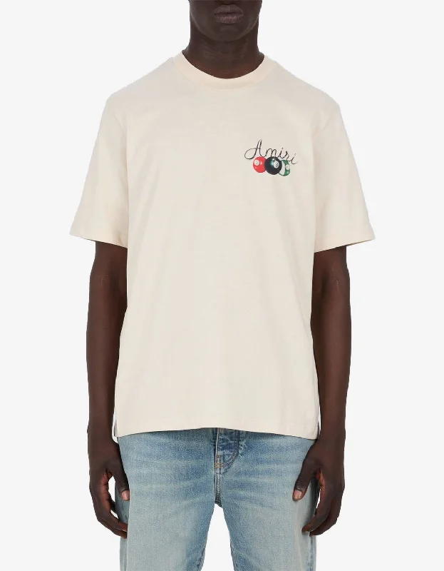 Big Discounts Amiri Alabaster White Pool Cue Print T-Shirt
