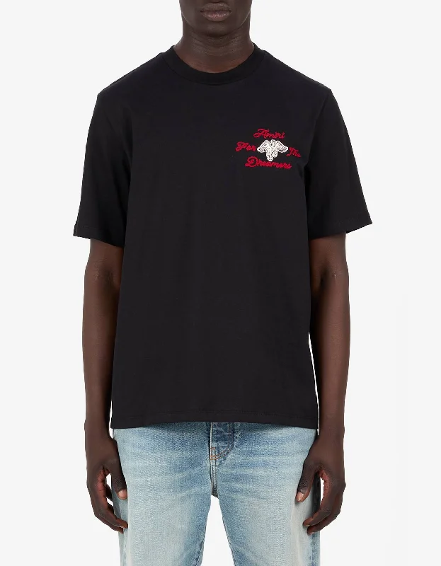 Lowest Price Amiri Black Embroidered Dreamers T-Shirt