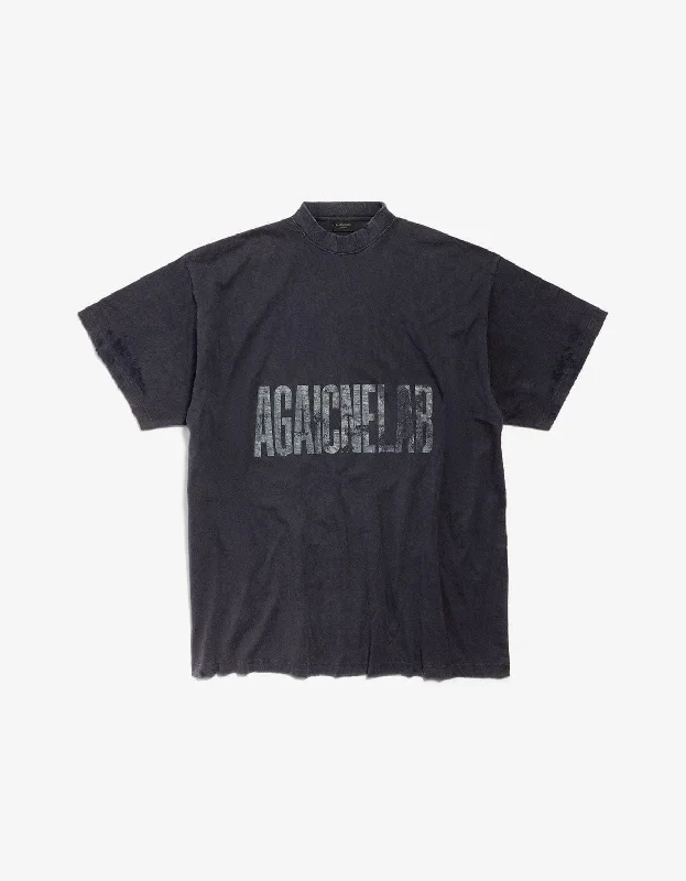 Reduced Prices Balenciaga Black Agaicnelab Oversized T-Shirt
