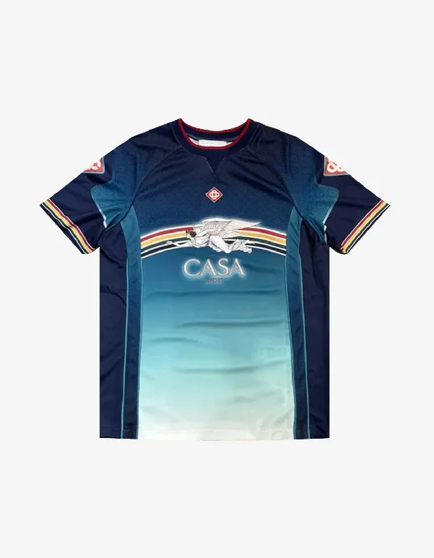 Markdowns Casablanca La Deesse Du Stade Printed Football T-Shirt