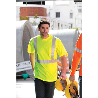 Limited Offer CornerStone Hi-Vis Safety T-Shirt, ANSI 107 Class 2