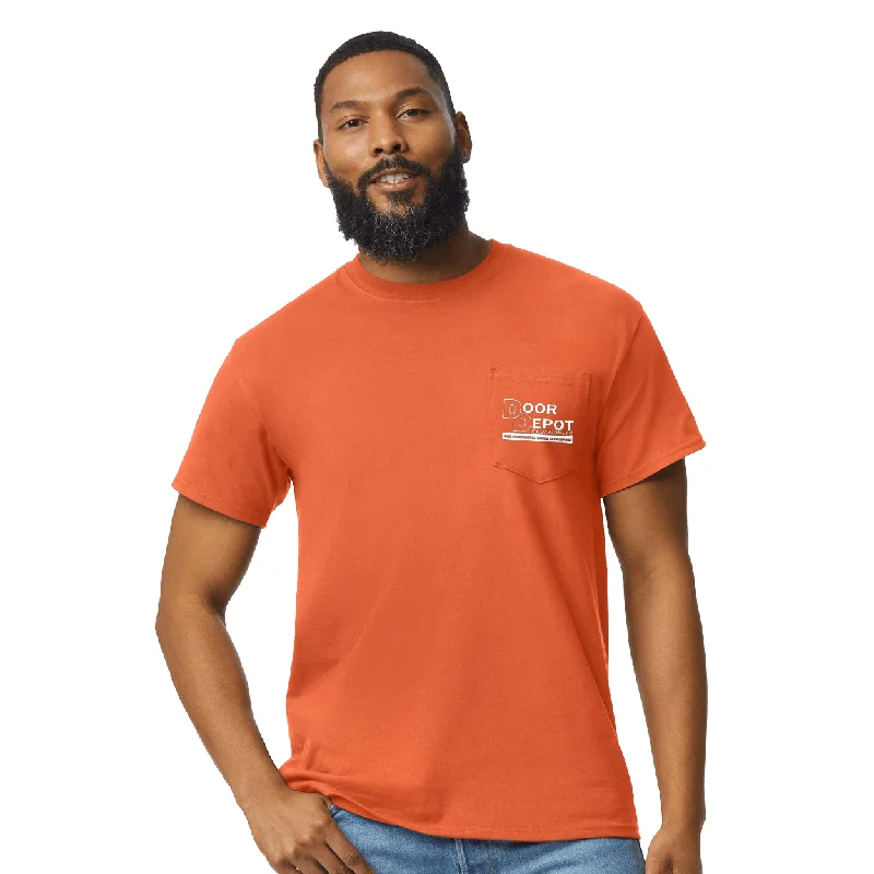 Now Available Gildan Adult Ultra Cotton T-Shirt with Pocket, Printed