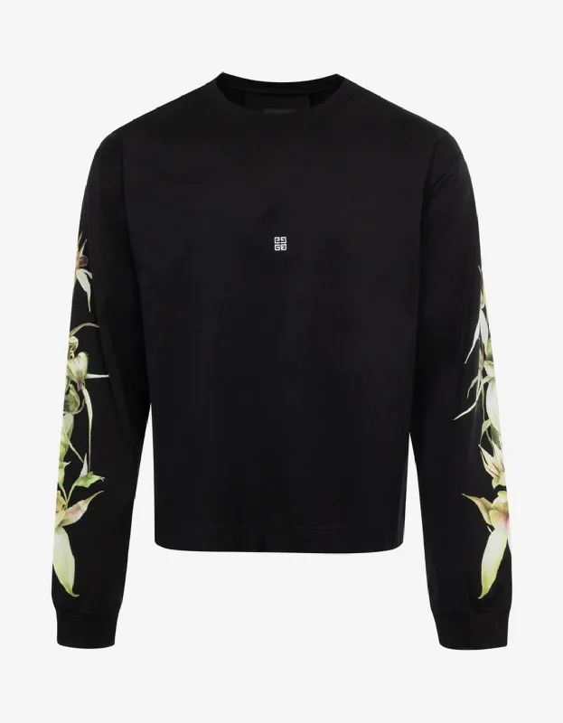 Today’s Special Givenchy Black GVCY Long Sleeve T-Shirt