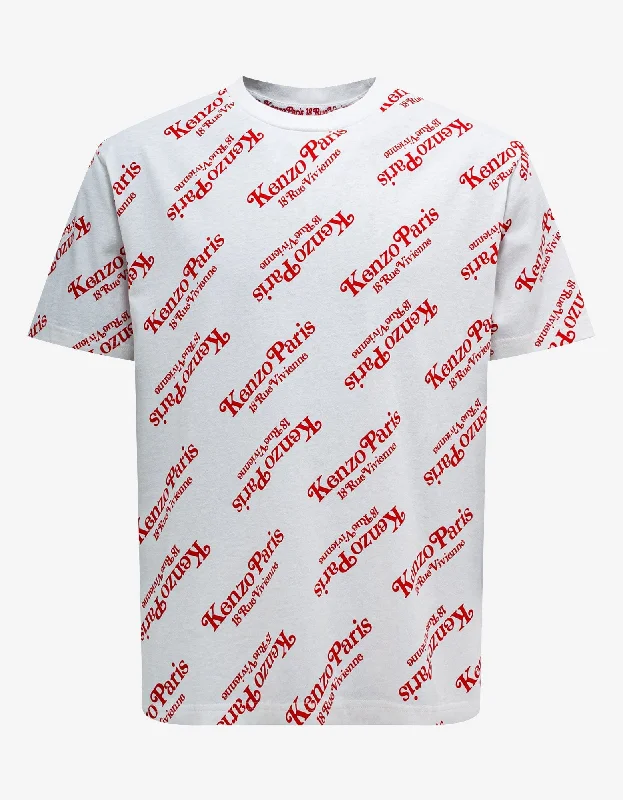 Weekend Flash Sale Kenzo by Verdy White All-Over Logo Oversize T-Shirt
