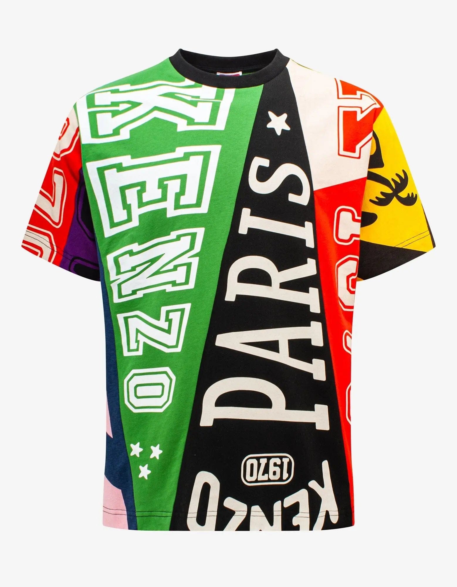 Blowout Sale Kenzo Multicolour Logo Print T-Shirt