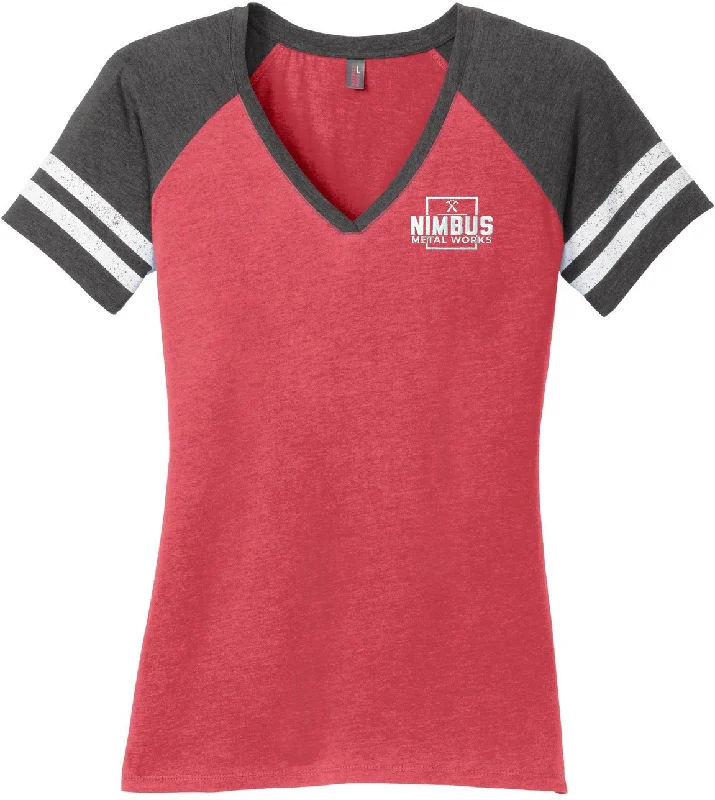 Best Deals District Ladies Game V-Neck Tee