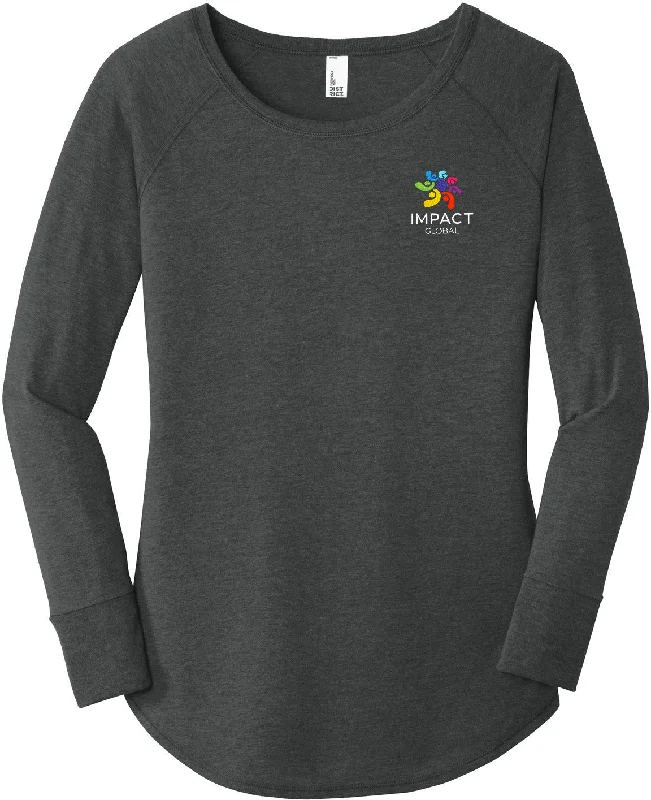 Take Advantage District Ladies Perfect Tri Long Sleeve Tunic Tee