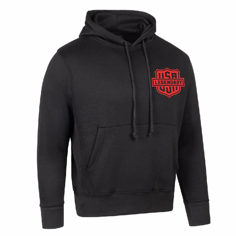 Blowout Deals Legendary 'Neon & Color Shield' Best Damn Motorcycle Hoodie