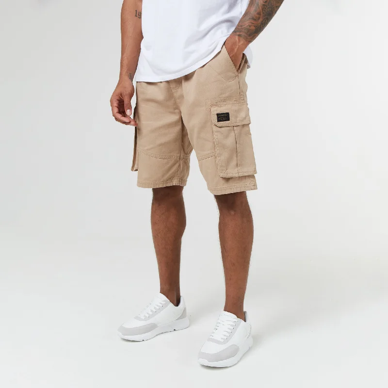 Weekend Specials Just for You Long Fit Utility Cargo Short | Stone