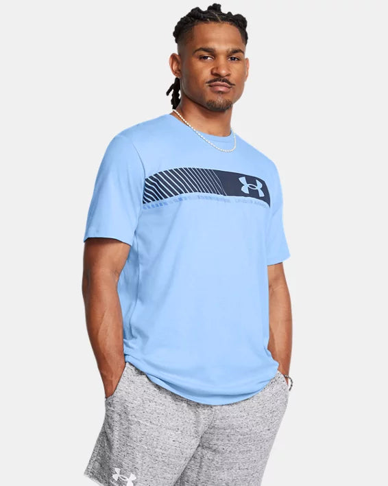 Weekend Offers That Tempt Men's UA Left Chest Stripe Short Sleeve - 1379450