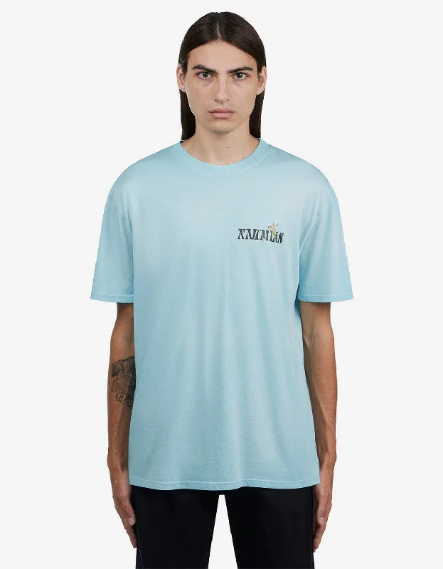Price Drop Nahmias Blue Hummingbird Print T-Shirt