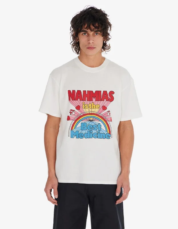 Steals and Deals Nahmias White Medicine T-Shirt