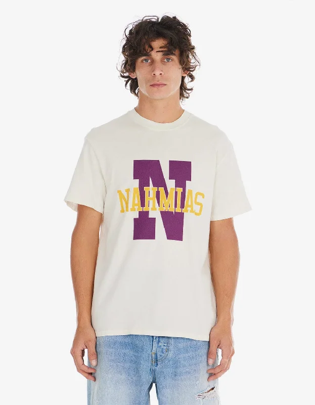 Overstock Sale Nahmias White Teams T-Shirt