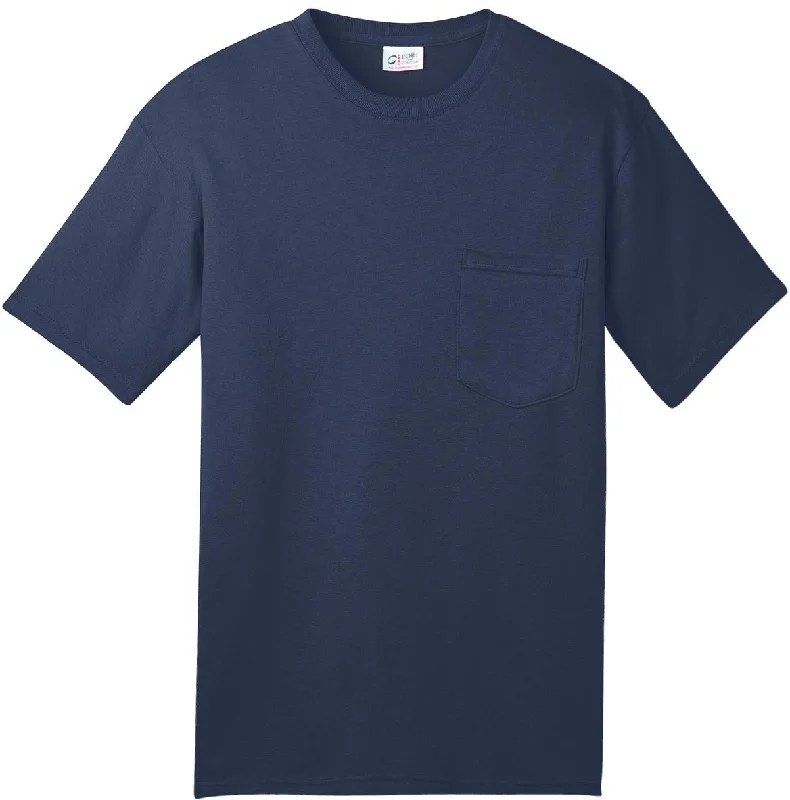 Lowest Price CLOSEOUT - Port Authority All American Tee with Pocket