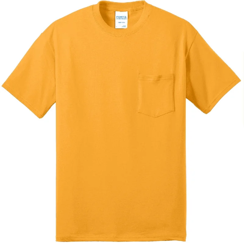 Weekend Special CLOSEOUT - Port & Company Core Blend Pocket Tee