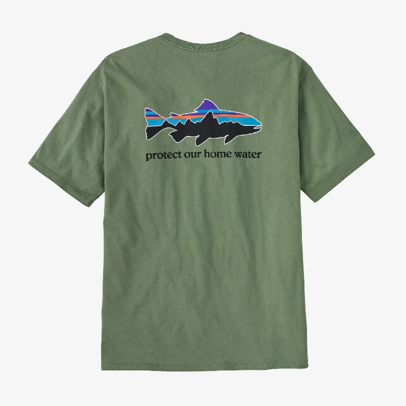 Stock Clearance Home Water Trout Organic T-Shirt (Men's)