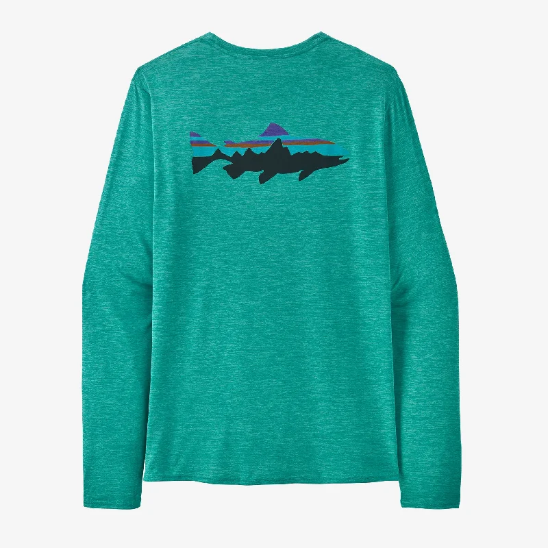 Year-End Sale Long-Sleeved Capilene® Cool Daily Graphic Shirt - Waters (Men's)