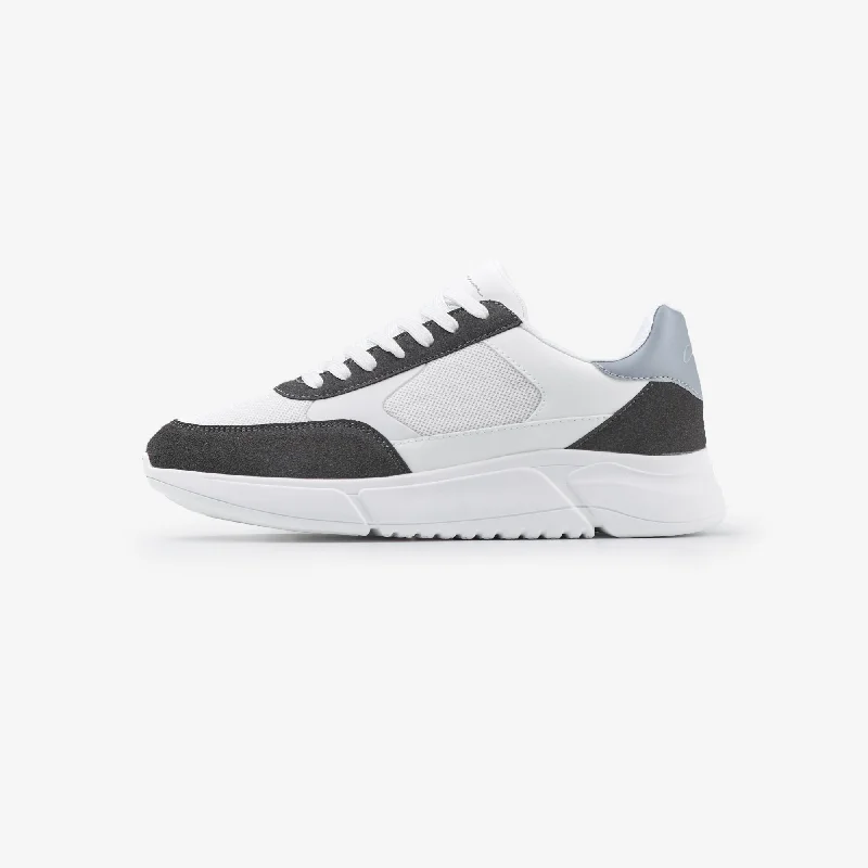 Discount Deals Premium Mesh Runner | White Dark Grey