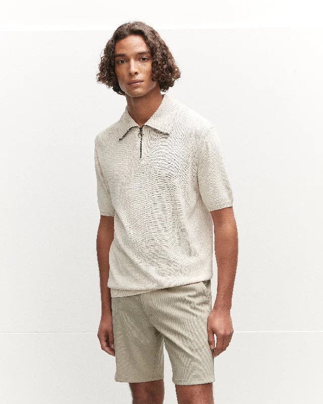 Crazy Savings Zipper collar polo