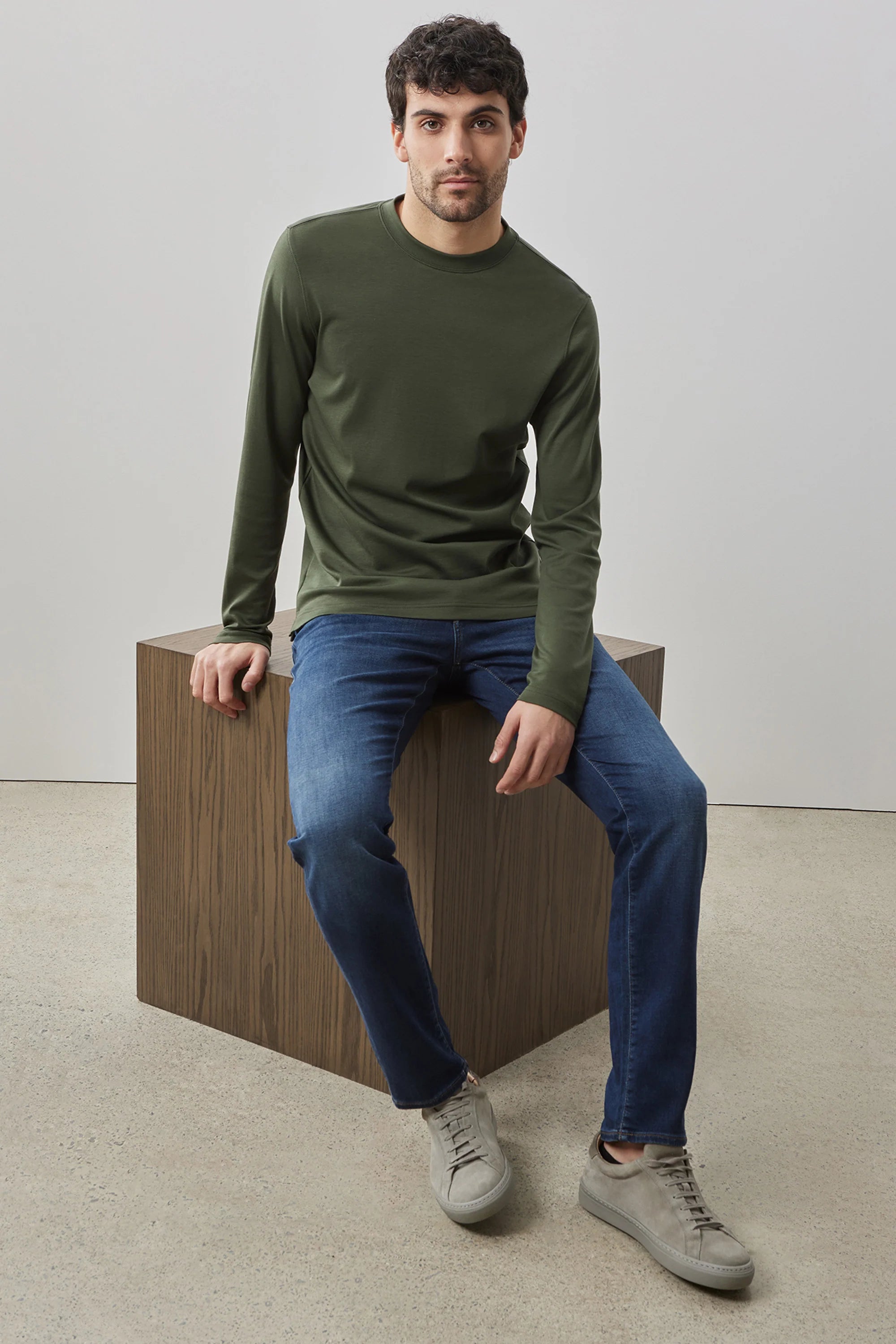 Weekend Savings Sensation Robert Barakett Long Sleeve Shirt- Pottery - RB82247