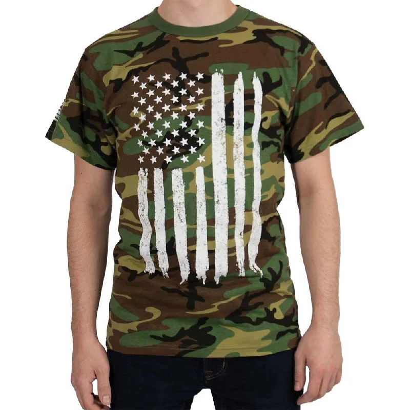 Daily Special Rothco Mens Camouflage US Flag T-Shirt