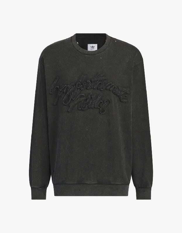 Final Clearance SFTM x Adidas 004 Black Long Sleeve T-Shirt