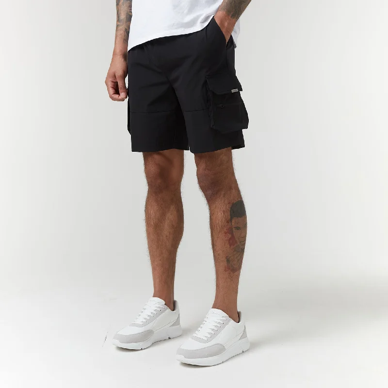 Shop the Weekend Away Tech Stretch Poly Cargo Short | Black
