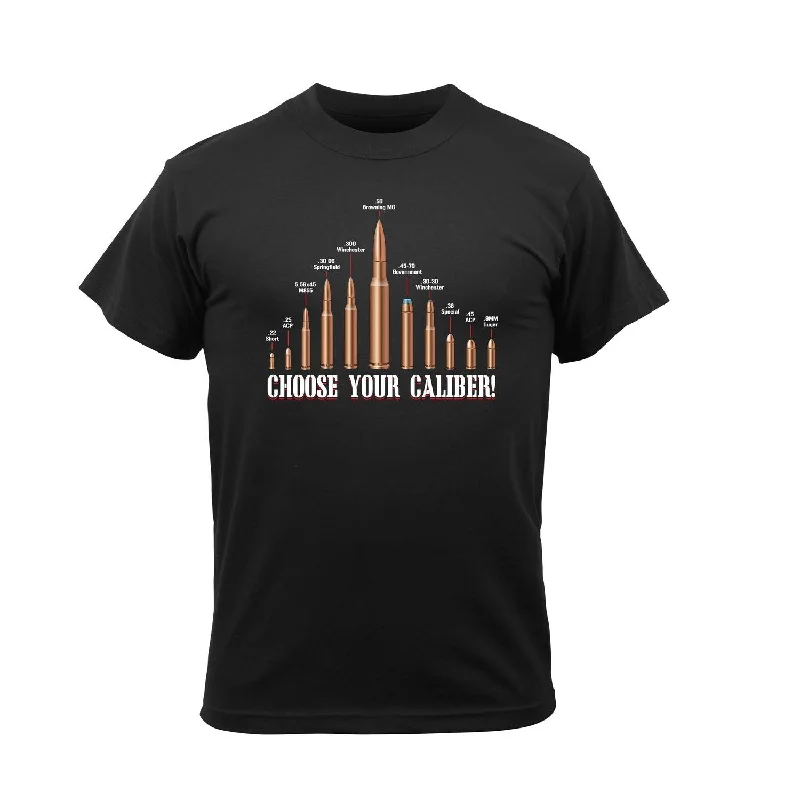 Lowest Rates Vintage 'Choose Your Caliber' T-Shirt by Rothco