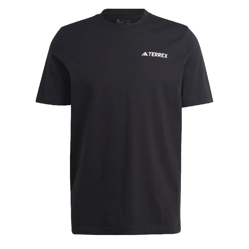 Hurry In Adidas Terrex Graphic Mountain 2.0 T-Shirt Black