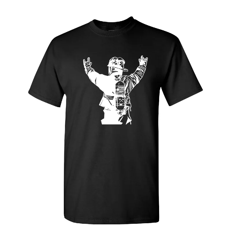 Weekend Discounts to Grab ASL Love Sign Language Design, Firefighter T-Shirt