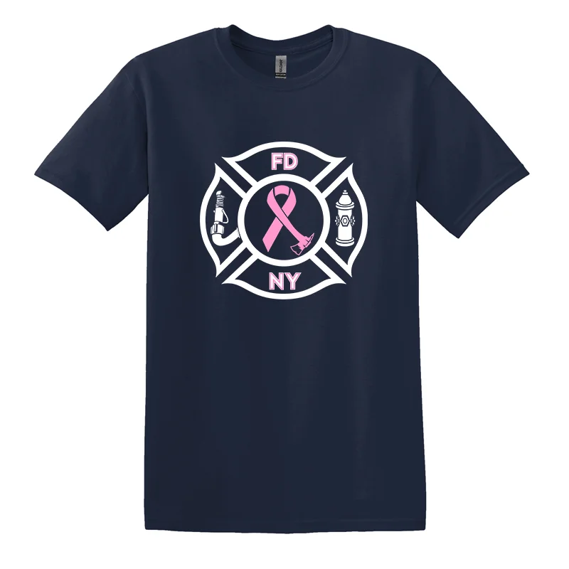 Sale Event Axe Ribbon Maltese Cross Design, Firefighter T-Shirt
