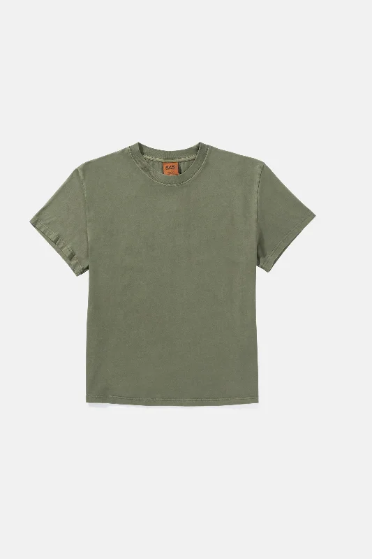 Online Only Band SS T-Shirt Olive