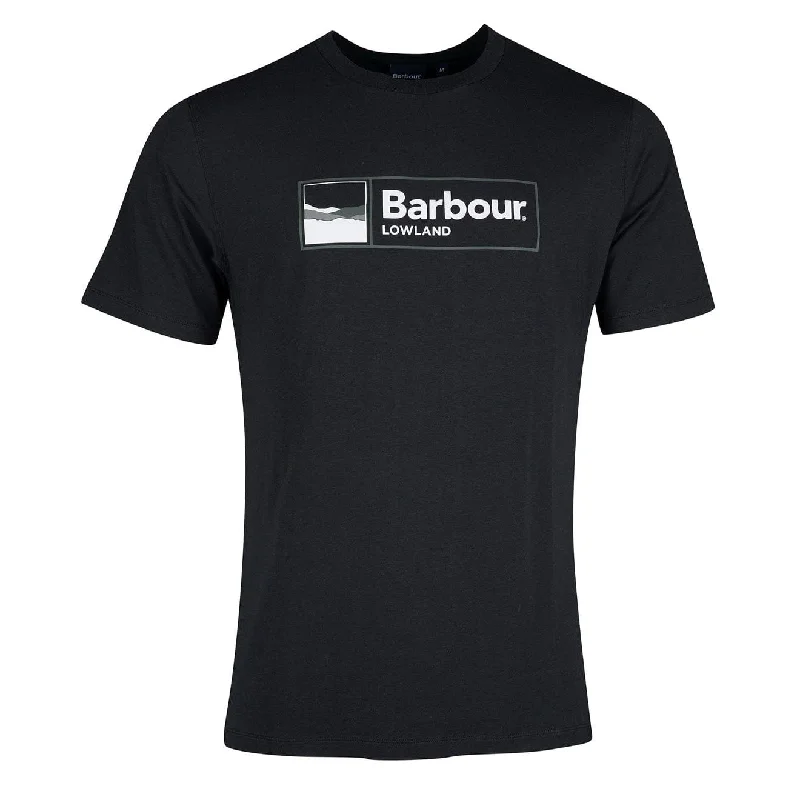 Half Price Barbour Lowland T-Shirt Black