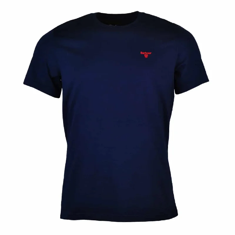 Great Deal Barbour Sports T-Shirt Navy