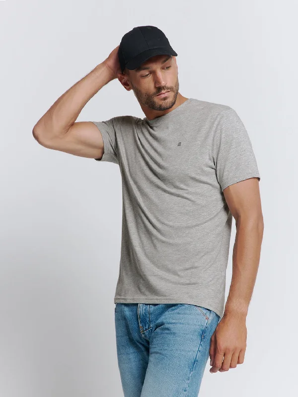 Super Savings Basic roundneck T-Shirt | Grey Melange
