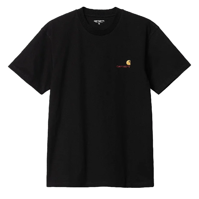 Flash Deal Carhartt WIP American Script T-Shirt Black