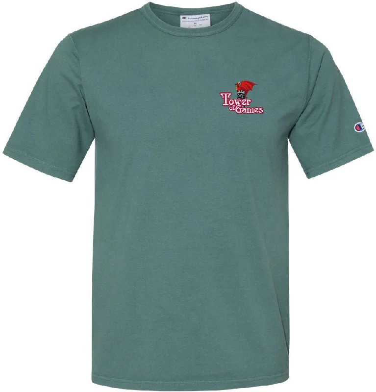 Value Deals Champion Garment Dyed Short Sleeve T-Shirt