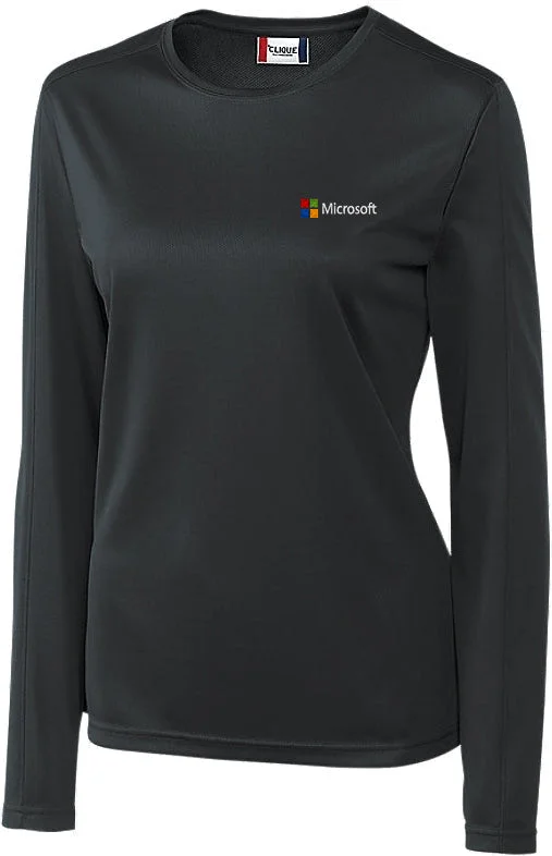 Huge Savings Clique Ladies Long Sleeve Ice Tee
