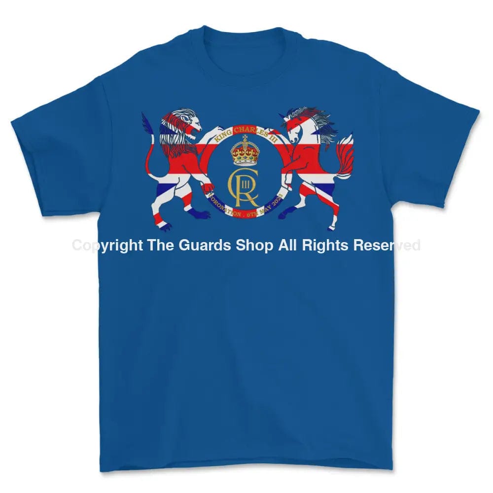 Weekend Savings Bonanza KING CHARLES III Coronation Printed T-Shirt