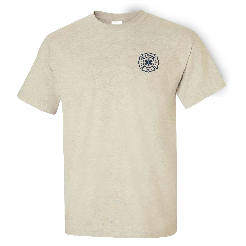 Holiday Sale EMS Stencil Maltese Design, Firefighter T-Shirt