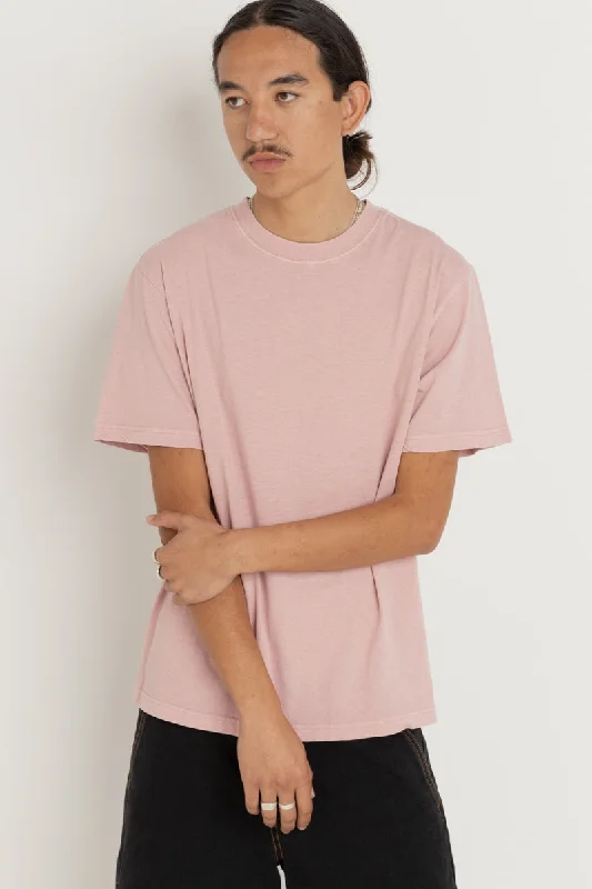 Deep Discounts Essential Vintage Ss T-Shirt Mauve