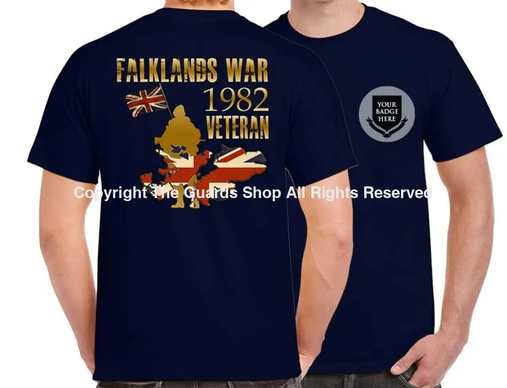 Weekend Bargains to Love FALKLANDS WAR VETERAN Double Print T-Shirt