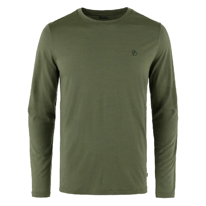 Instant Discount Fjallraven Abisko Wool LS Laurel Green