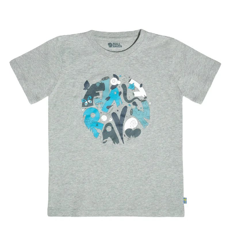 Weekend Special Fjallraven Kids Forest Findings T-Shirt Grey Melange
